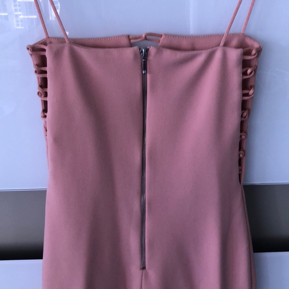 BEC & BRIDGE Metamorphic Plunge Dress in Blush 4 - Picture 6 of 8